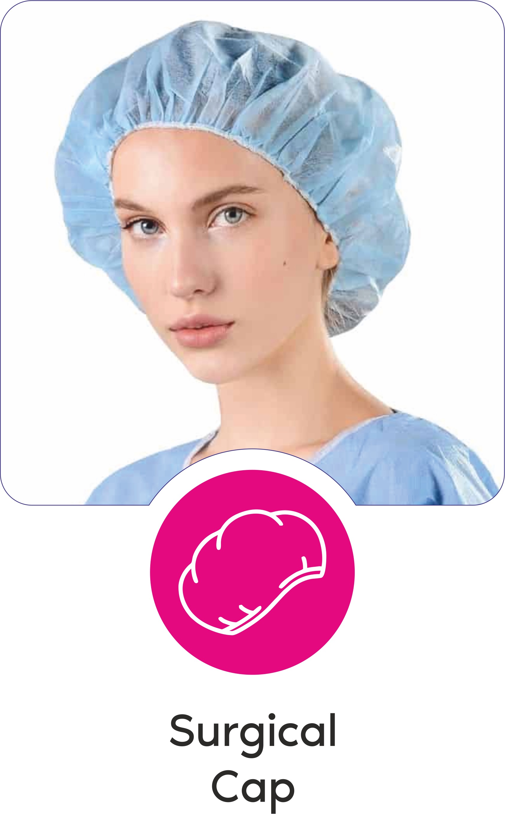 Fabric for surgical cap