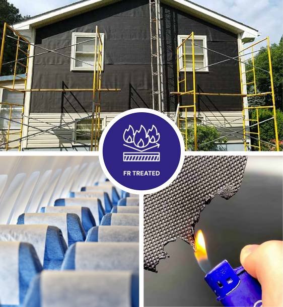 FR Treated Nonwoven Fabric Block