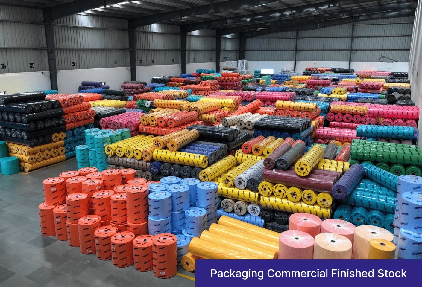 packaging commercial finished stock
